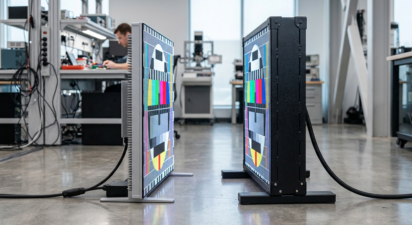 after H2: ทำความรู้จัก cabinet จอ LED die-cast และวัสดุทางเลือก