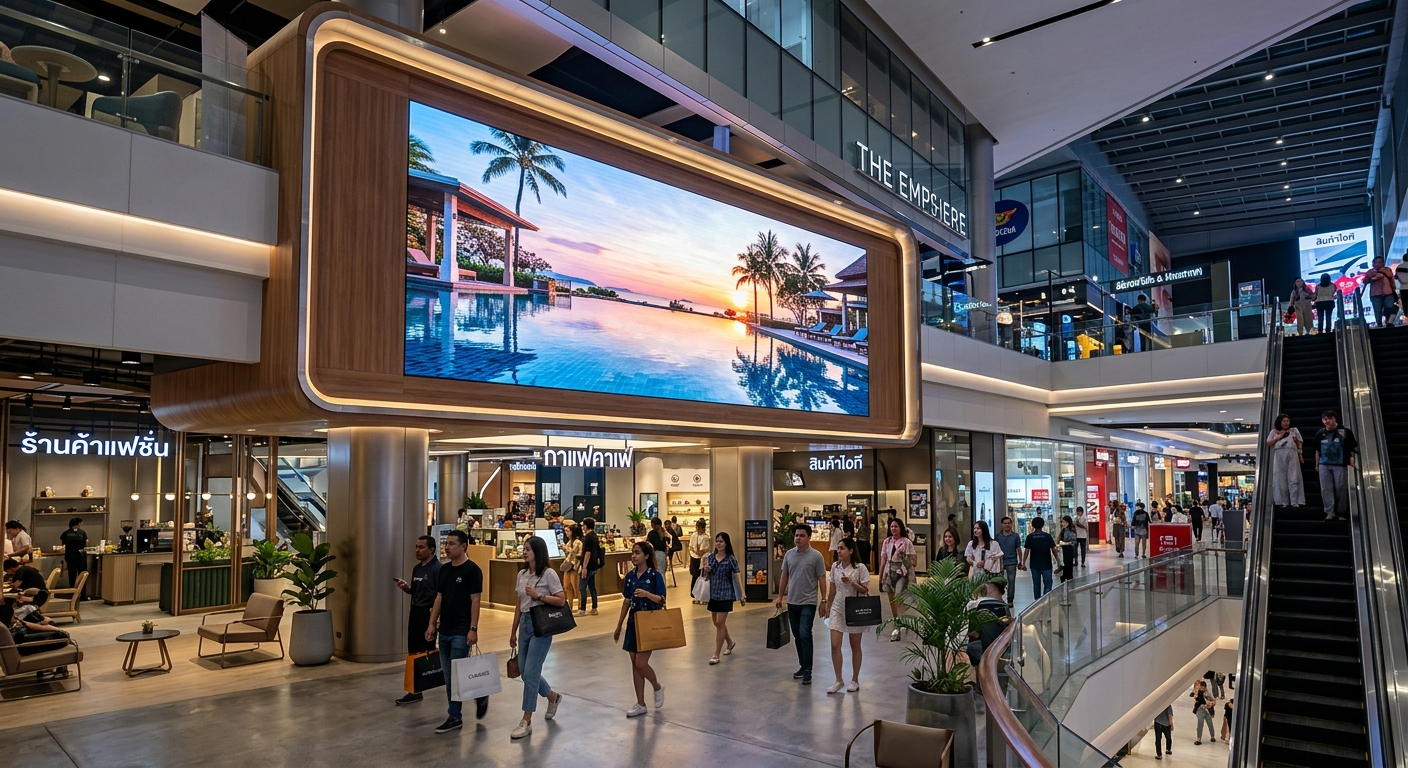 after H2: เปรียบเทียบการกินไฟจอ LED ระหว่างรุ่น Indoor และ Outdoor